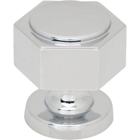 Top Knobs Stanmore 1 1/4" Length Geometric Knob, Polished Chrome - TK3320PC