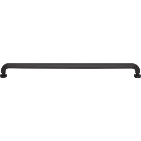 Top Knobs Stanmore 12" Center to Center Bar Pull, Flat Black - TK3326BLK
