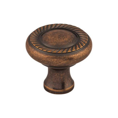Top Knobs Swirl Cut Knob 1 1/4" - Antique Copper - M332
