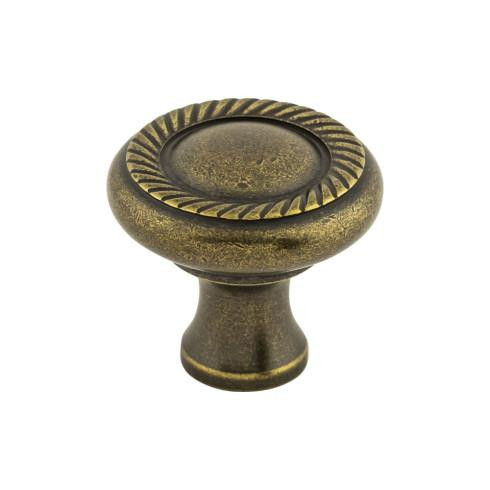 Top Knobs Swirl Cut 1 1/4" Diameter Round Knob, German Bronze - M330