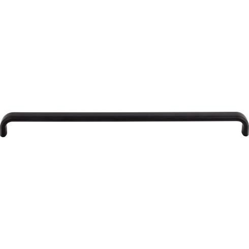 Top Knobs Telfair Pull 12" (c-c) - Flat Black - TK3016BLK