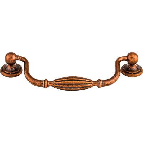 Top Knobs Tuscany 5 1/16" Center to Center Drop handle, Old English Copper - M217
