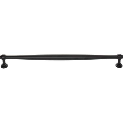 Top Knobs Ulster 12" Center to Center Bar Pull, Flat Black - TK3076BLK