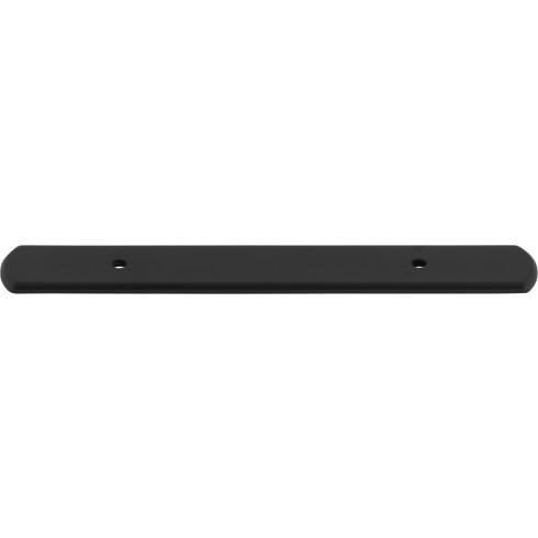 Top Knobs Wescott Backplate 3 3/4" Center to Center, Flat Black - TK3271BLK