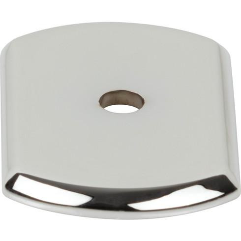 Top Knobs Wescott Knob Backplate 1 1/2", Polished Chrome - TK3270PC