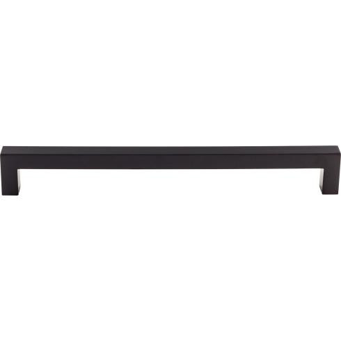 Top Knobs Square Appliance Pull 18" Center to Center, Flat Black - TK165BLK