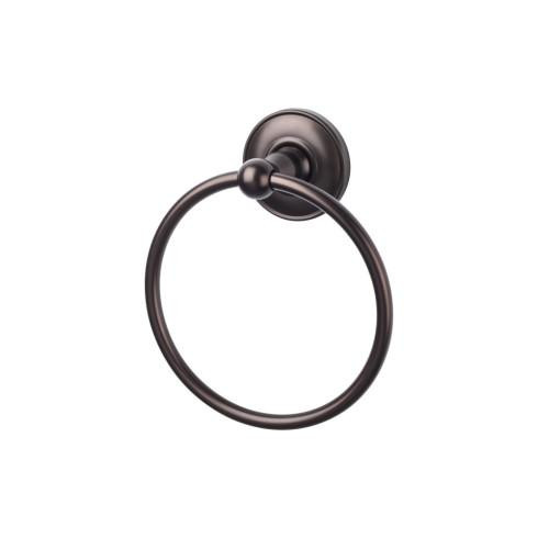Top Knobs Edwardian Bath Ring - Oil Rubbed Bronze - Plain Backplate - ED5ORBD