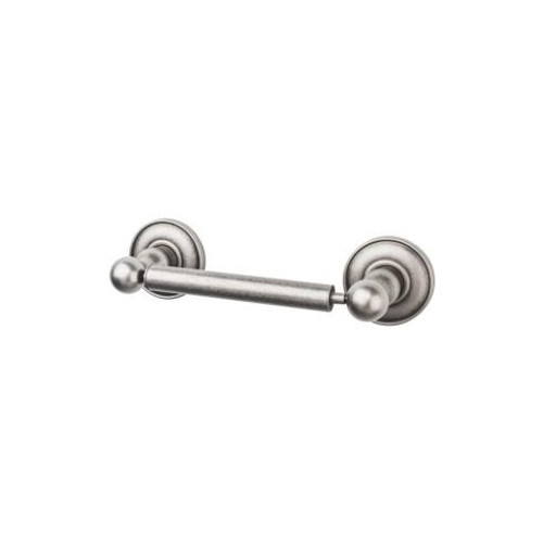 Top Knobs Edwardian Bath Tissue Holder - Antique Pewter - Plain Backplate - ED3APD