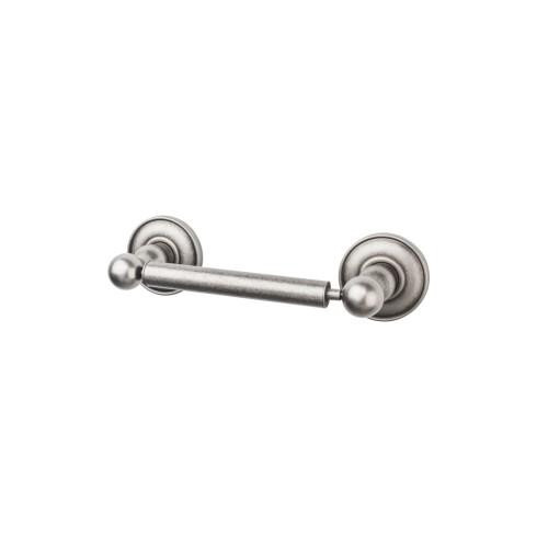 Top Knobs Edwardian Bath Tissue Holder - Plain Backplate, Antique Pewter - ED3APD