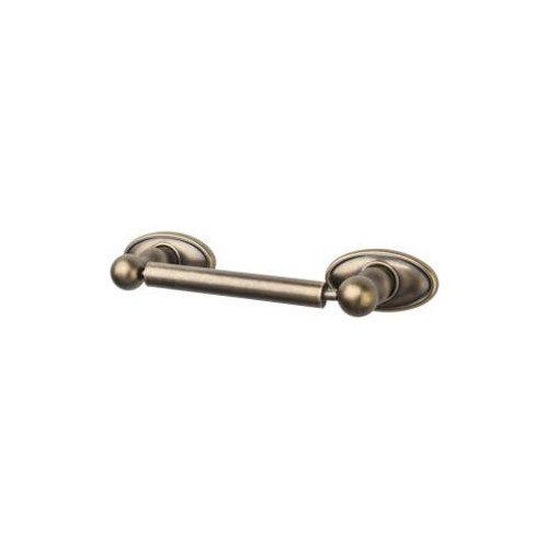 Top Knobs Edwardian Bath Tissue Holder - German Bronze - Oval Backplate - ED3GBZC