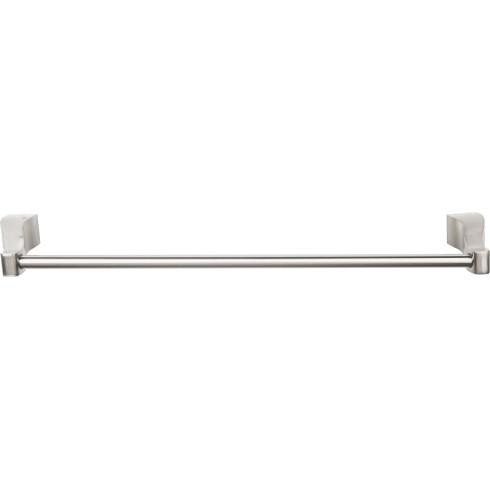 Top Knobs Aqua Bath 18" Single Towel Bar - Brushed Satin Nickel - AQ6BSN