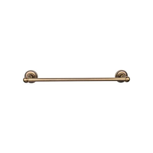 Top Knobs Edwardian Bath 30" Single Towel Bar - Beaded Backplate, German Bronze - ED10GBZA