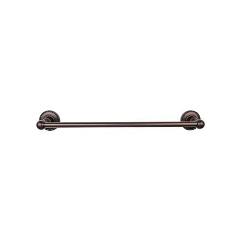 Top Knobs Edwardian Bath 30" Single Towel Bar - Beaded Backplate, Oil Rubbed Bronze - ED10ORBA
