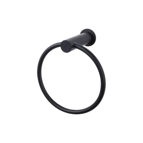 Top Knobs Hopewell Bath Ring, Flat Black - HOP5BLK