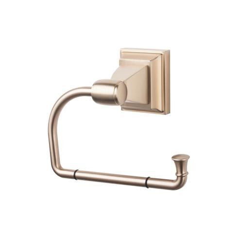Top Knobs Stratton Bath Tissue Hook, Brushed Bronze - STK4BB