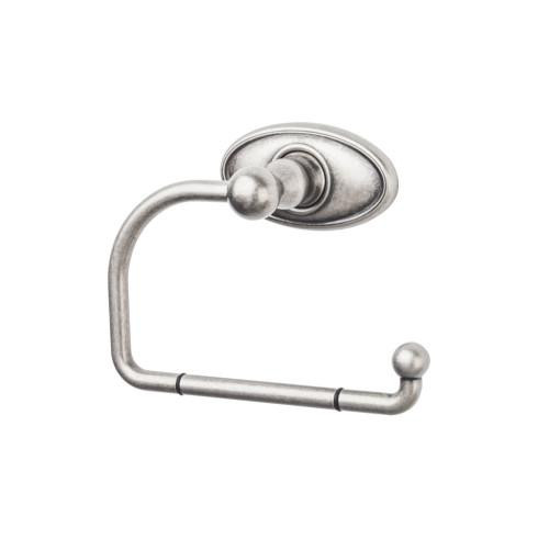 Top Knobs Edwardian Bath Tissue Hook - Oval Backplate, Antique Pewter - ED4APC