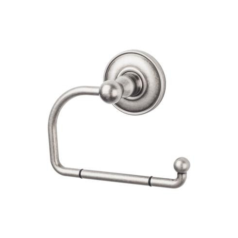 Top Knobs Edwardian Bath Tissue Hook - Plain Backplate, Antique Pewter - ED4APD
