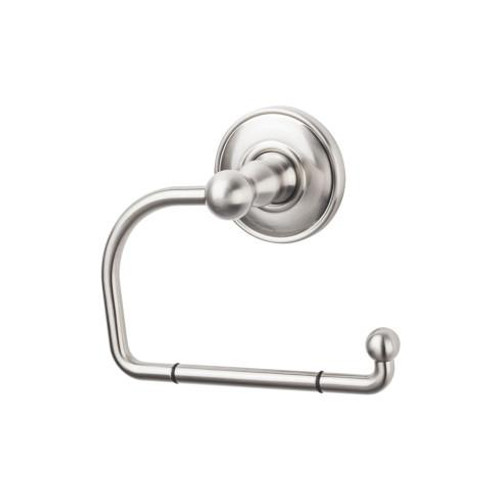 Top Knobs Edwardian Bath Tissue Hook - Brushed Satin Nickel - Plain Backplate - ED4BSND
