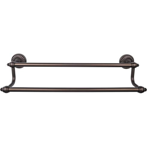 Top Knobs Tuscany Bath 18" Double Towel Bar - Oil Rubbed Bronze - TUSC7ORB