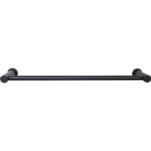 Top Knobs Hopewell Bath 18" Single Towel Bar - Flat Black - HOP6BLK