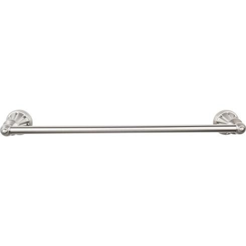 Top Knobs Hudson Bath 18" Single Towel Bar, Brushed Satin Nickel - HUD6BSN