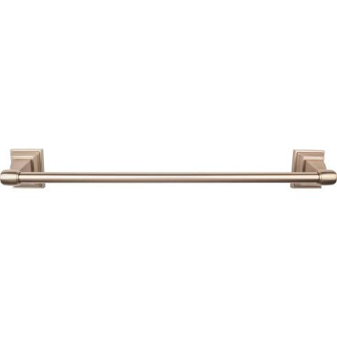 Top Knobs Stratton Bath 18" Single Towel Bar - Brushed Bronze - STK6BB