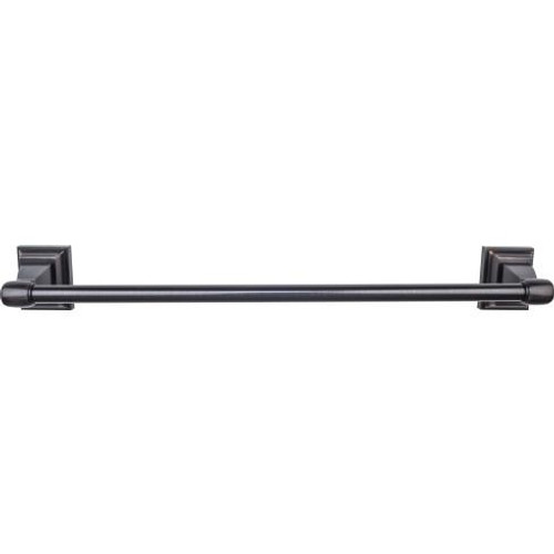 Top Knobs Stratton Bath 18" Single Towel Bar - Tuscan Bronze - STK6TB