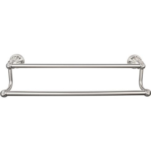 Top Knobs Hudson Bath 24" Double Towel Bar - Brushed Satin Nickel - HUD9BSN