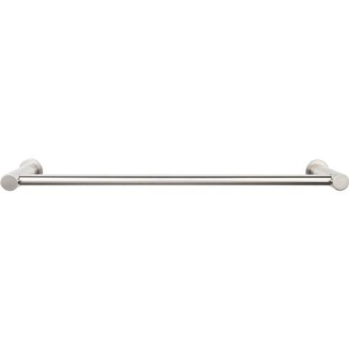 Top Knobs Hopewell Bath 24" Single Towel Bar - Brushed Satin Nickel - HOP8BSN
