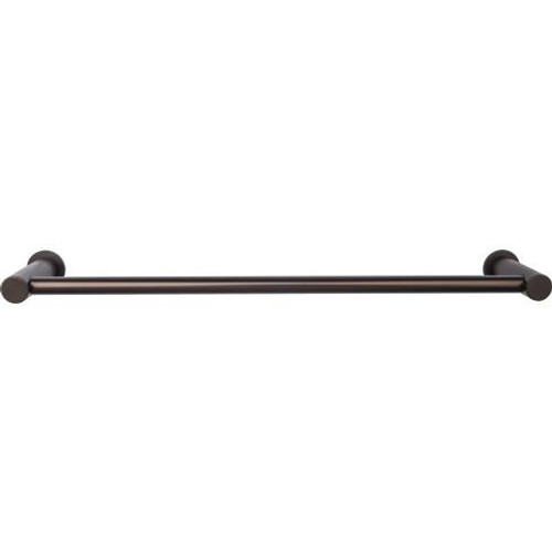 Top Knobs Hopewell Bath 24" Single Towel Bar - Oil Rubbed Bronze - HOP8ORB