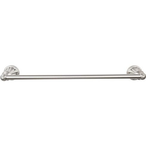 Top Knobs Hudson Bath 24" Single Towel Bar - Brushed Satin Nickel - HUD8BSN