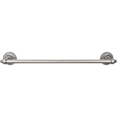 Top Knobs Tuscany Bath 24" Single Towel Bar, Antique Pewter - TUSC8PTA