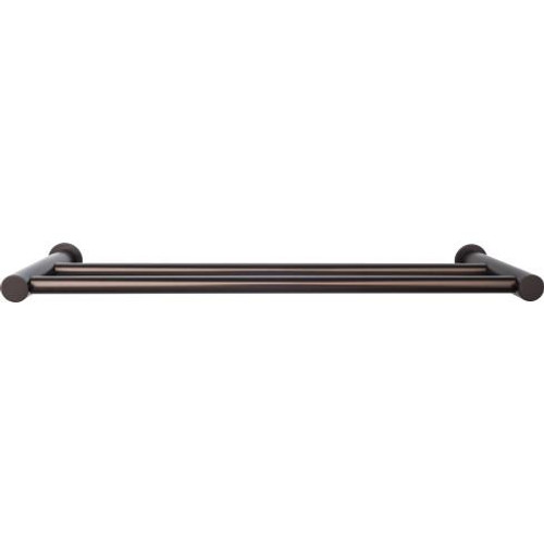 Top Knobs Hopewell Bath 30" Double Towel Bar - Oil Rubbed Bronze - HOP11ORB