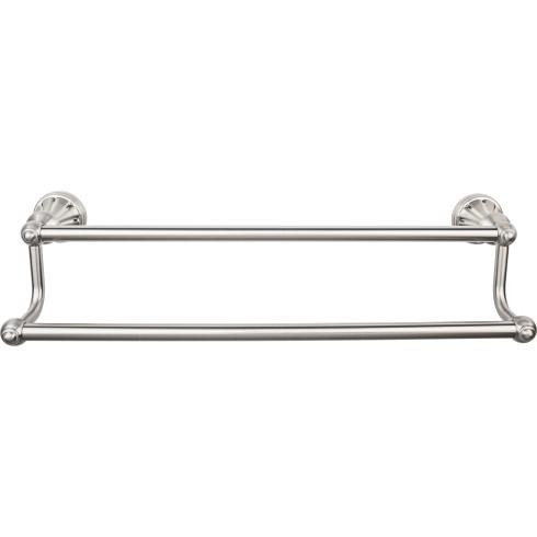 Top Knobs Hudson Bath 30" Double Towel Bar, Brushed Satin Nickel - HUD11BSN