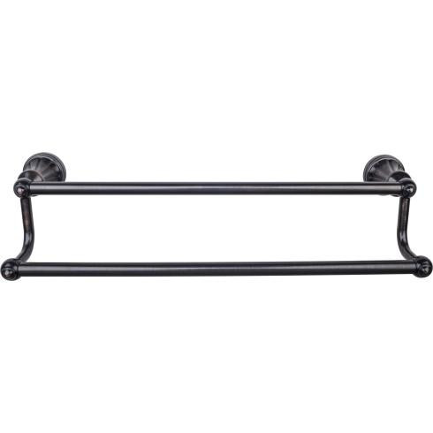 Top Knobs Hudson Bath 30" Double Towel Bar - Tuscan Bronze - HUD11TB