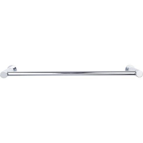 Top Knobs Hopewell Bath 30" Single Towel Bar, Polished Chrome - HOP10PC