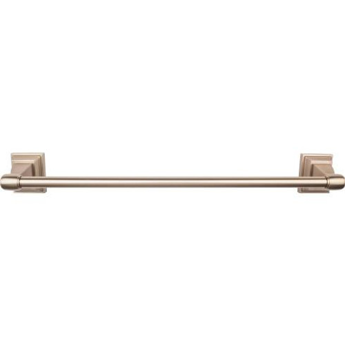 Top Knobs Stratton Bath 30" Single Towel Bar - Brushed Bronze - STK10BB