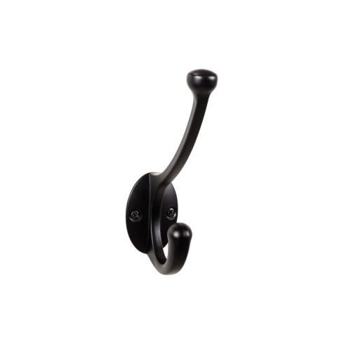 Top Knobs Bergen Hook 5 9/16" - Flat Black - TK1064BLK