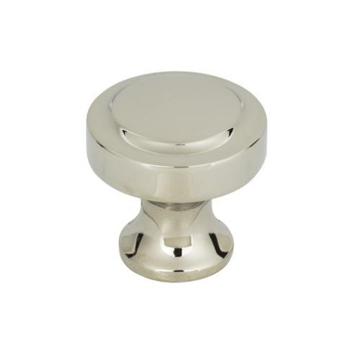 Atlas Homewares Bradbury Knob 1 1/4 Inch - Polished Nickel, A300-PN
