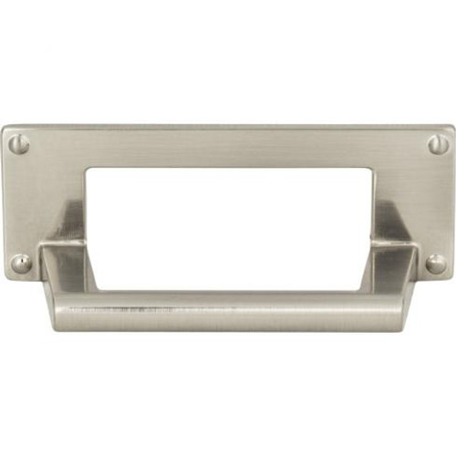 Atlas Bradbury Cup Door Pull 3 Inch (c-c) - Brushed Nickel, A301-BRN