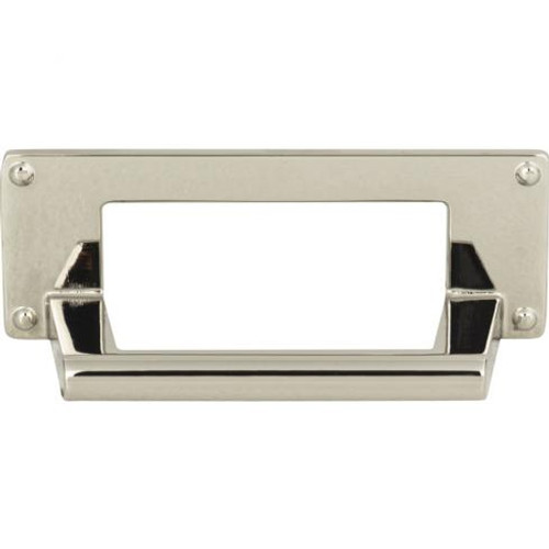Atlas Bradbury Cup Door Pull 3 Inch (c-c) - Polished Nickel, A301-PN