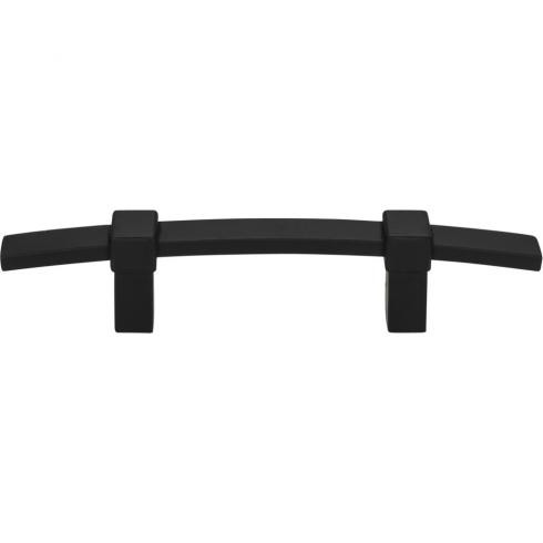 Atlas Buckle Up Door Pull 3 Inch (c-c) - Matte Black, 302-BL