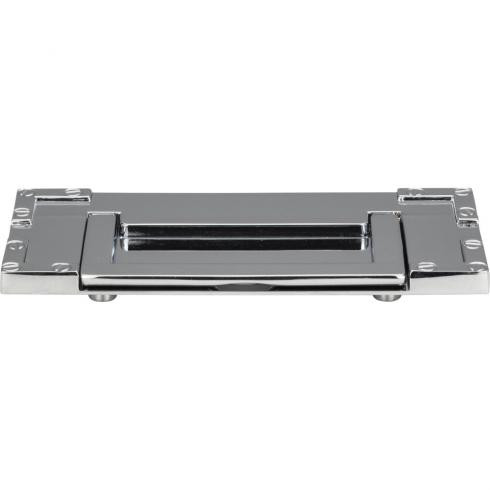 Atlas Campaign L(c-c) -Bracket Drop Door Pull 3 Inch (c-c) - Polished Chrome, 380-CH