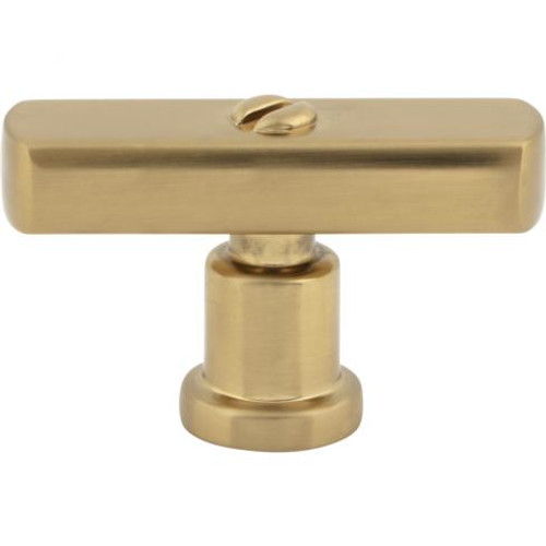 Atlas Everitt T-Door Knob 2 Inch - Warm Brass, A981-WB