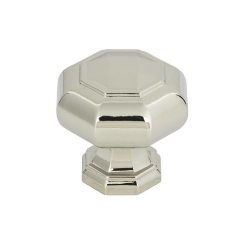 Atlas Homewares Elizabeth Knob 1 1/4 Inch - Polished Nickel, 418-PN