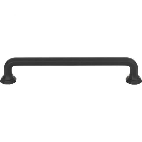 Atlas Elizabeth Door Pull 6 5/16 Inch (c-c) - Matte Black, 421-BL