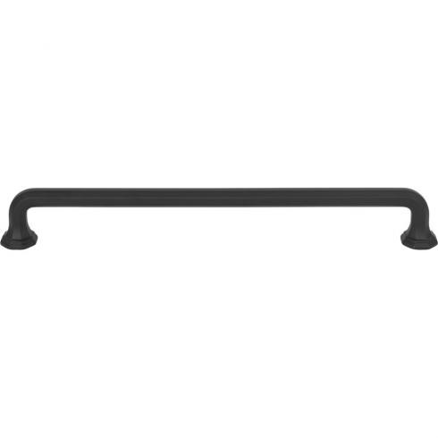 Atlas Elizabeth Door Pull 8 13/16 Inch (c-c) - Matte Black, 423-BL