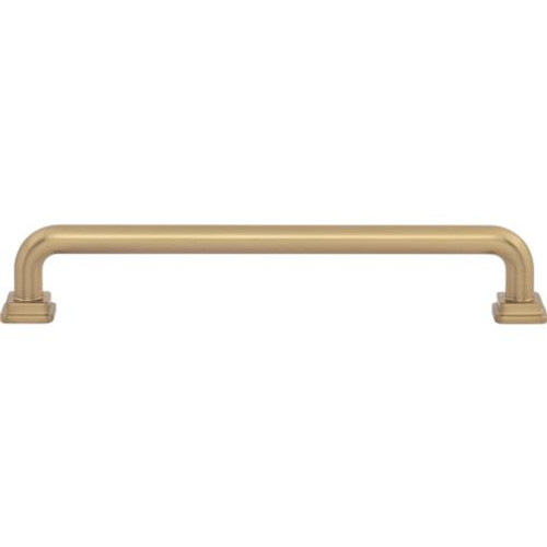 Atlas Kimberton Door Pull 6 5/16 Inch (c-c) - Warm Brass, A6025-WB
