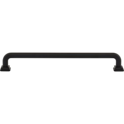 Atlas Kimberton Door Pull 7 9/16 Inch (c-c) - Matte Black, A6026-BL