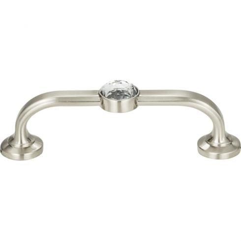 Atlas Legacy Crystal Bracelet Door Pull 3 Inch (c-c) - Brushed Nickel, 344-BRN